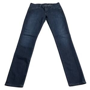 AG Adriano Goldschmied Womens Jeans Size 27 The Stilt Cigarette Leg Blue Denim